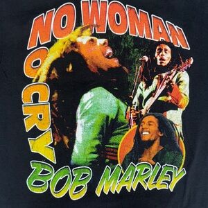 Bob Marley No Woman No Cry Graphic Tee 🕉️